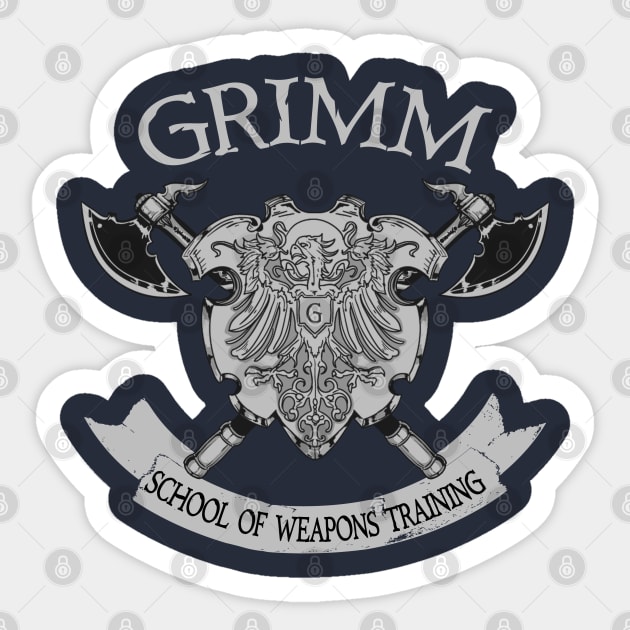 Grimm School of Weapons Training Sticker by klance